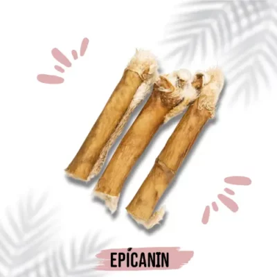 Peau de Lapin RoulĂ©e avec Poils 20cm - 250g đ°