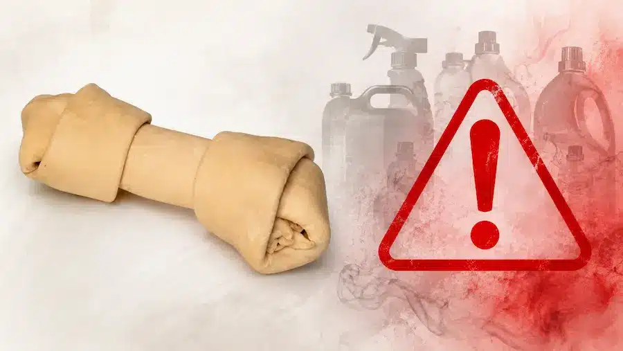 Le danger des Os en peau de buffle et rawhide : pourquoi nous n’en vendons pas